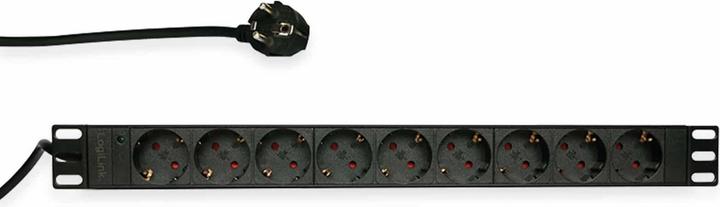 Produktbild LogiLink Stromverteilungseinheit (9 x, CEE 7/3, 2 m)