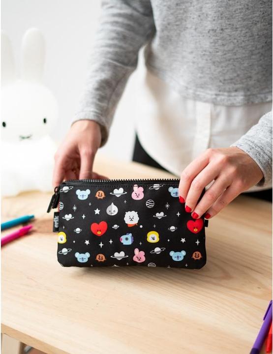 Actual product image Line Friends BT21 pencil case - Pencil case with compartments
