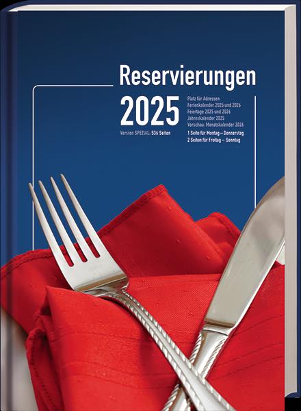 Produktbild Reservierungsbuch 'Spezial' 2025 (21 x 30 cm, Deutsch)