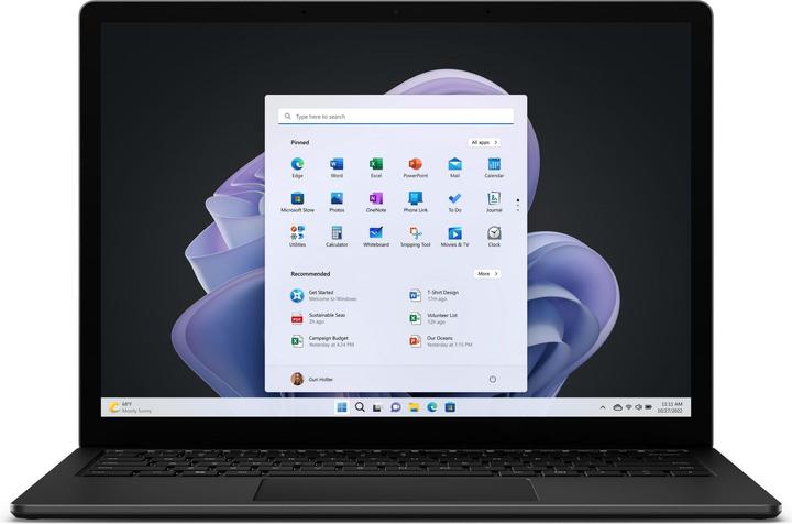 Produktbild Microsoft Surface Laptop 5 R8Q-00028 Schwarz i5-1245U 16GB/512GB SSD 13" QHD Touch W10P (13.50", Intel Core i5-1245U, 16 GB, 512 GB, DE)