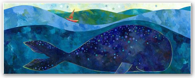 Immagine prodotto Trenddeko Blanz - La balena (40 x 100 cm)
