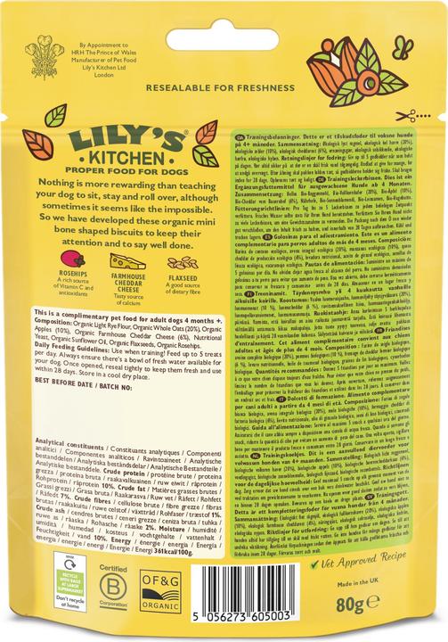 Image du produit Lily's Kitchen Traitements de formation (Adulte, 1 pcs, 80 g)