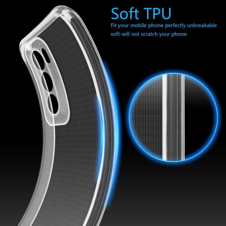 Immagine prodotto Cadorabo Custodia per OPPO Reno 12 TPU Ultra Slim AIR (Oppo Reno12)