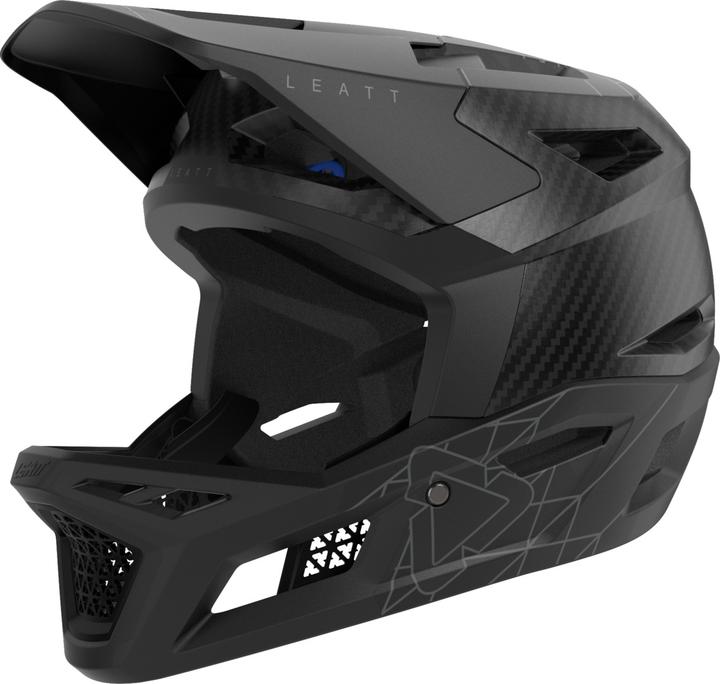 Actual product image Leatt Helmet MTB Gravity 6.0 Carbon Stealth (55 - 56 cm)
