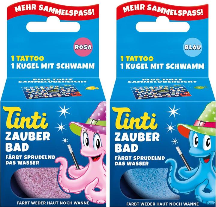 Image du produit Tinti Bain magique rose/bleu (dfi) (Bombe de bain)