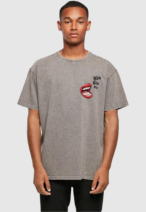 Produktbild Merchcode Bla Bla Bla Comic Acid Washed Oversized Tee - 112879 (4XL)