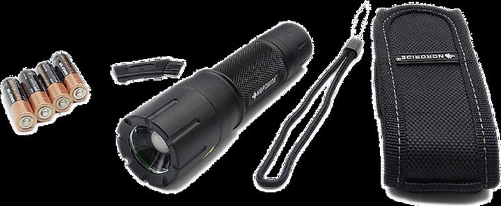 Produktbild Nordride Taschenlampe schwarz mit LED - 6 Funktion - 430 Lumen (3.70 cm, 430 lm)