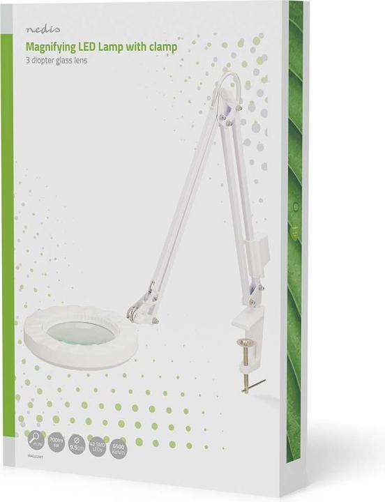 Productafbeelding Nedis Loeplamp | Objectiefsterkte: 3 dioptrie | 6500 K | 6 W | 700 lm | Wit (700 lm)