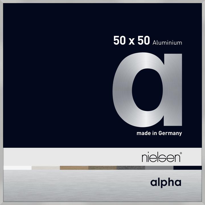 Produktbild Nielsen Alpha 1655004 50x50cm silber matt (50 x 50 cm)
