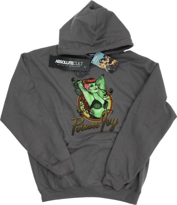 Produktbild DC Bombshells Poison Ivy Badge Kapuzenpullover (XL)