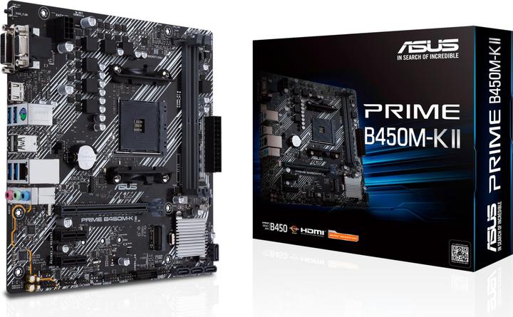 Immagine prodotto ASUS PRIME B450M-K II (AM4, AMD B450, mATX)