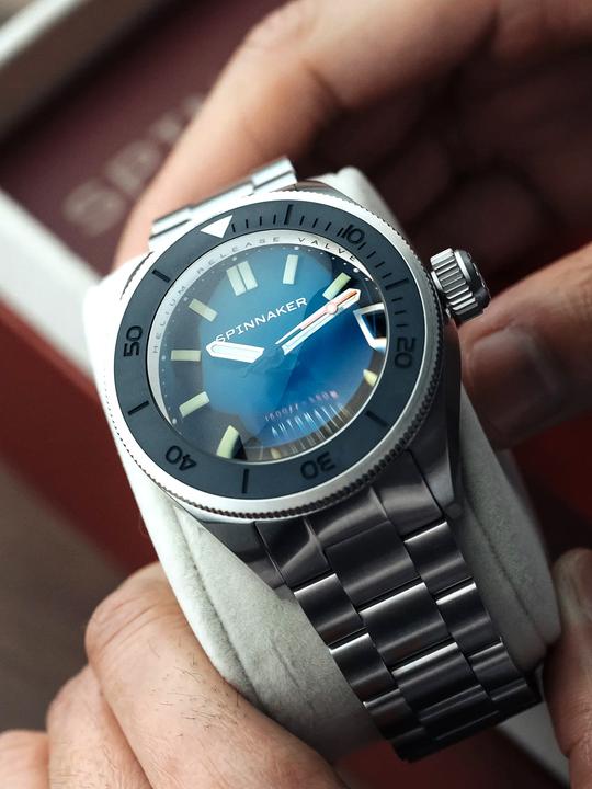 Immagine prodotto Spinnaker SP-5098-22 Picard Dark Cerulean Orologio subacqueo automatico 45mm 55ATM (Orologio sub, 45 mm)