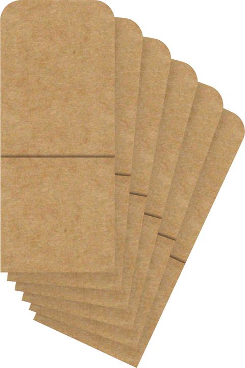 Image du produit Ursus Pochettes à couverts "Kraftkarton", 6 pièces (250 g/m², 6 x)