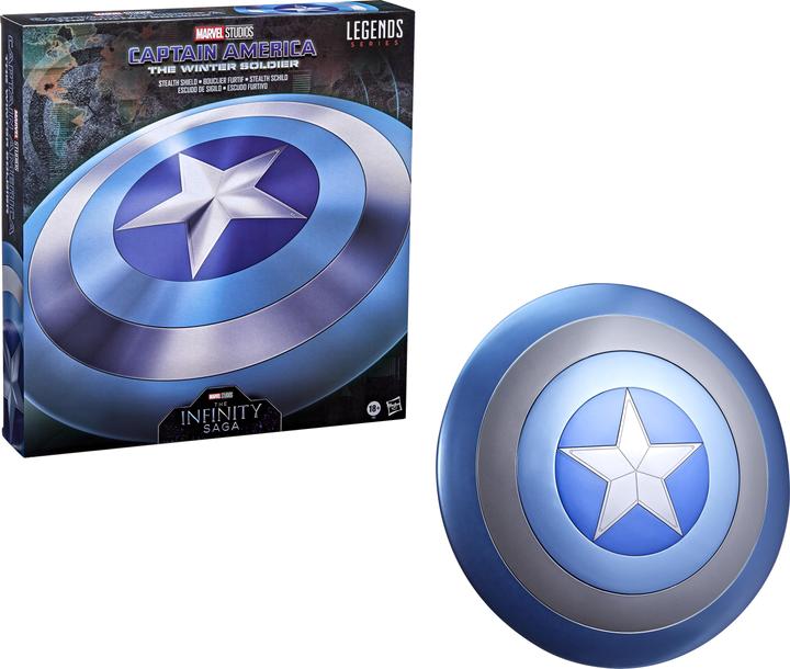 Actual product image Hasbro Marvel Legends Series Captain America: The Winter Soldier Stealth Shield, for fans and