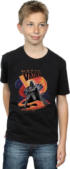 Immagine prodotto Star Wars Darth Vader Swirling Fury Maglietta Ragazzi (140, 146)