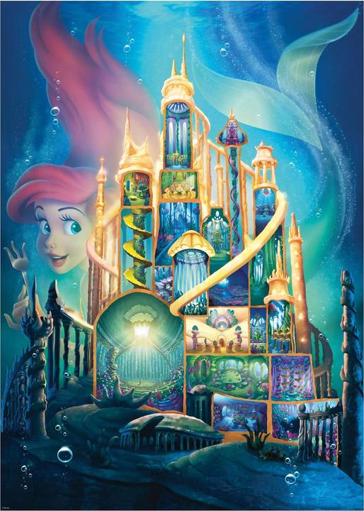 Produktbild Ravensburger Puzzle Disney Castles - Arielle (1000 Teile)