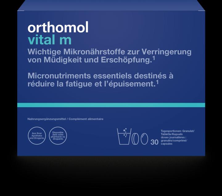 Actual product image Pharma Medica ORTHOMOL Vital m Gran Btl 30 Stk (30 Piece, Granulate, 688 g)