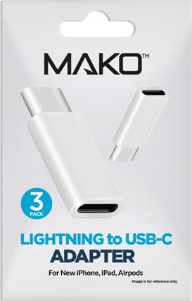 Produktbild Mako Lightning - USB-C Adapter (Lightning, USB Typ C)