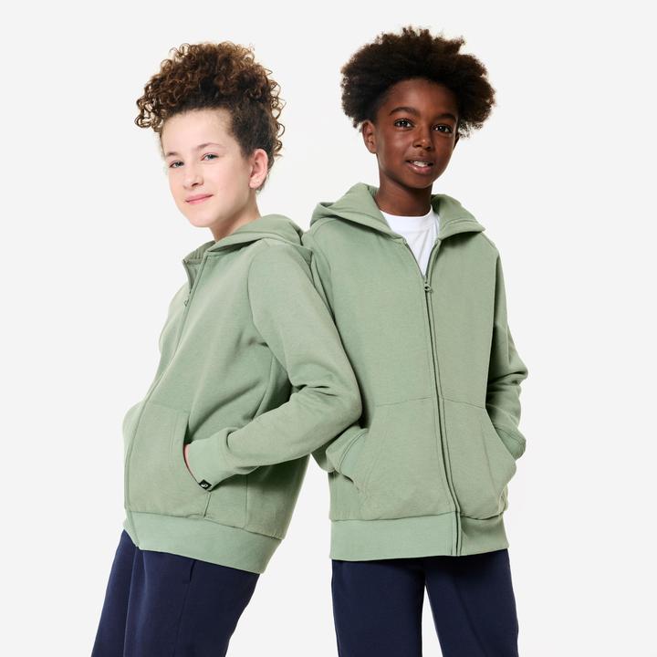Domyos Kapuzenjacke Kinder - khaki