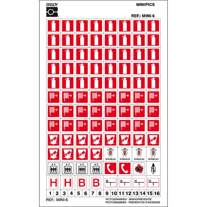 Produktbild Brady Mini-Pictograms - Mini 6: