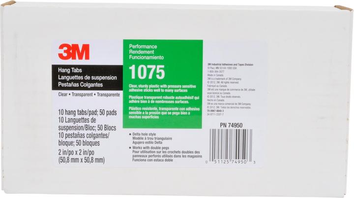 Immagine prodotto 3M Scotch Hang Tabs con perforazione Delta (0.05 mm)