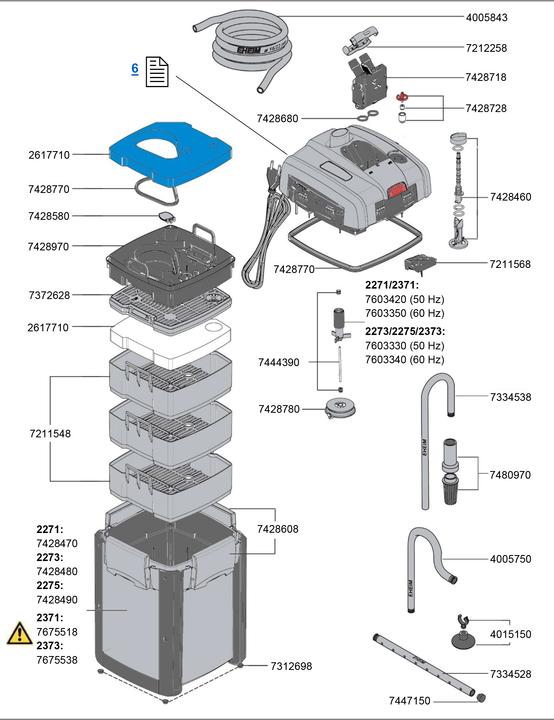 Actual product image Eheim External filter professionel 4+ T 350 (350 l, External filters, Salt water)