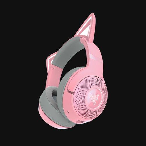 Actual product image Razer Kraken Kitty V2 BT - Quartz (Wireless)