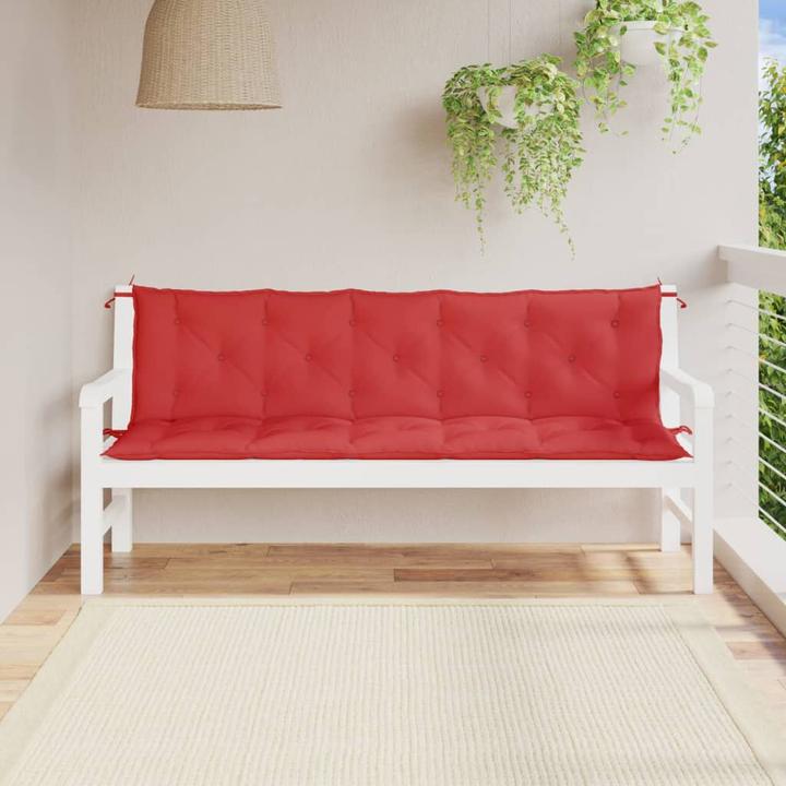 Produktbild VidaXL Gartenbank-Auflagen 2 Stk. O x ford-Gewebe (180 x 50 x 7 cm)