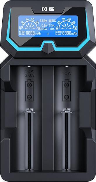 Actual product image Xtar X2 Charger (1 pcs., AAA, AA, Rechargeable battery)