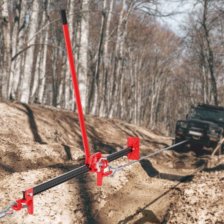 Actual product image Wiltec Wagenheber 48" 3000kg bis 105cm Offroad Farm Jack Geländewagen Stockwinde