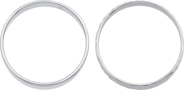 Image du produit Kuzzoi Bague en ruban, set de bagues (66, Argent 925)