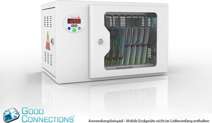 Actual product image Good Connections Tablet charging cart for up to 10 devices, UV disinfection, Smart Control, gray, ®