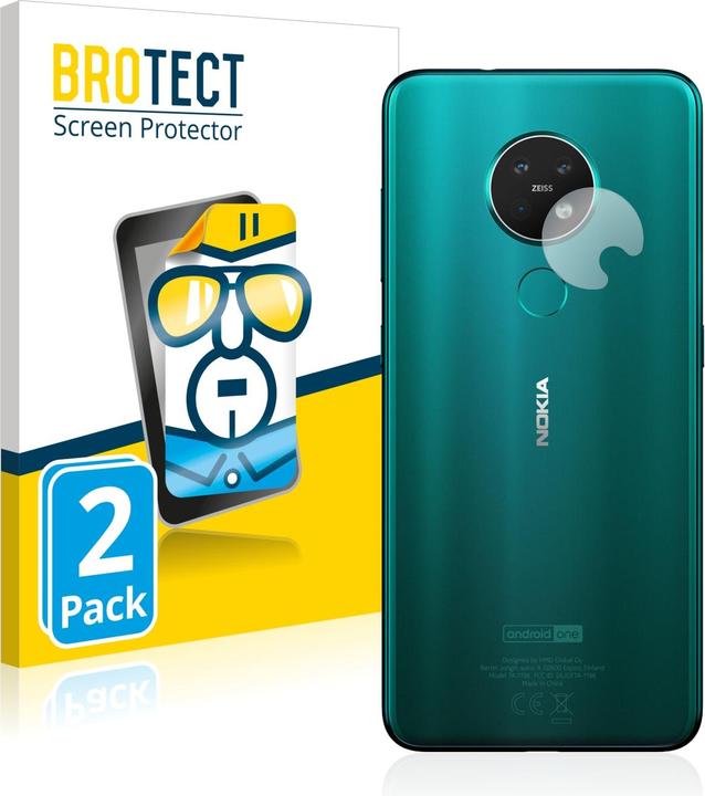 Produktbild BROTECT Schutzfolie Displayschutz Klar (2 Stück, Nokia 7.2)