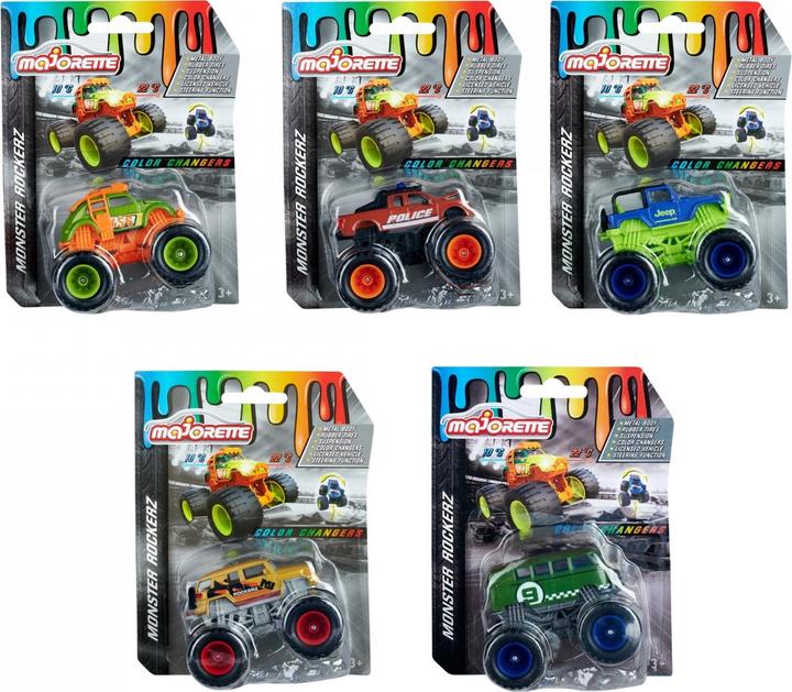 Productafbeelding Majorette Monster Rockerz Kleurwisselaars, 5-soort.