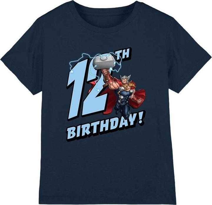 Immagine prodotto Thor Maglietta 12° Compleanno Bambini (128)