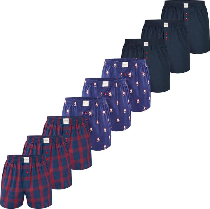 Phil & Co. Berlin Boxer Chrstimas Boxer 9er Pack (XL, 9er Pack)