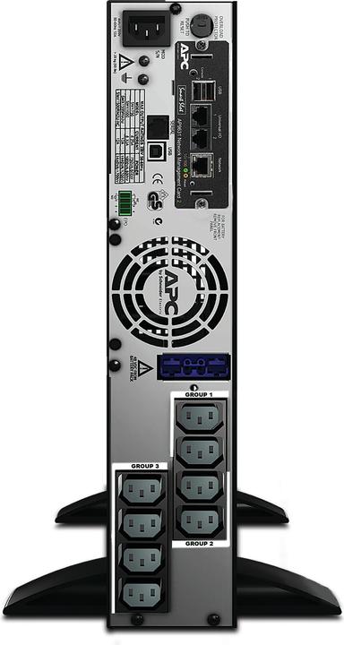 Actual product image APC SMX1500RMI2UNC with network card (1500 VA, 1200 W, Line-interactive UPS)