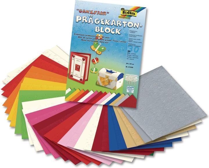 Produktbild Folia Prägekarton Ganzjahr (220 g/m², 30 x, C4)