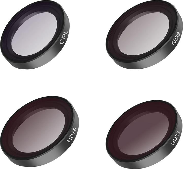 Actual product image Telesin Lens filter Set CPL/ND8/ND16/ND32 for Insta360 GO3