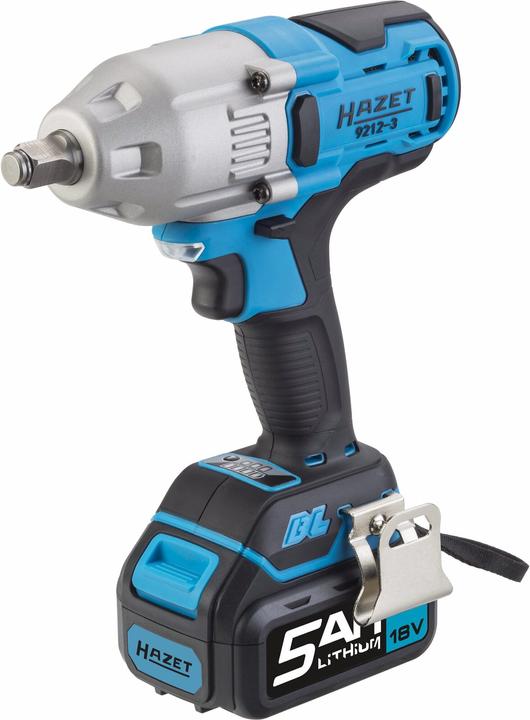 HAZET Cordless impact wrench 9212-3 ∙ Maximum loosening torque: 700 Nm ∙ Square, solid 12.5 mm (1/2… (Rechargeable battery operated)