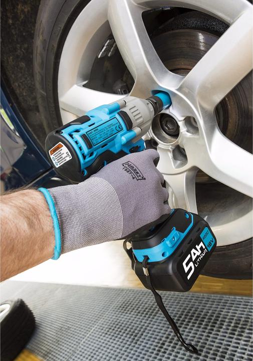 Actual product image HAZET Cordless impact wrench 9212-3 ∙ Maximum loosening torque: 700 Nm ∙ Square, solid 12.5 mm (1/2… (Rechargeable battery operated)