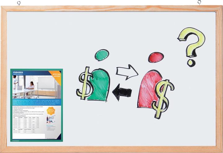 Immagine prodotto Franken Whiteboard (120 x 80 cm)