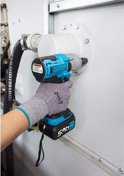 Actual product image HAZET Cordless impact wrench 9212-3 ∙ Maximum loosening torque: 700 Nm ∙ Square, solid 12.5 mm (1/2… (Rechargeable battery operated)