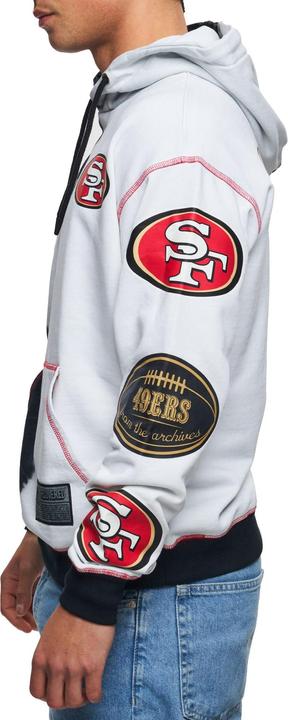 Immagine prodotto Recovered Felpa con cappuccio in pile Re:covered - INK DYE San Francisco 49ers - L (L)