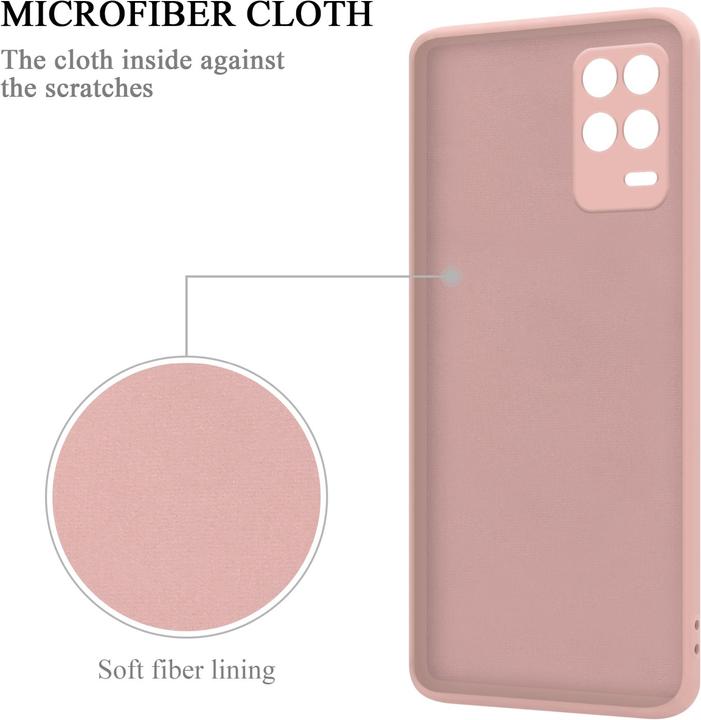 Produktbild Cadorabo TPU Liquid Ring Silicone Case Hülle für Realme 8 5G / V13 / Q3 / Q3i / Narzo 30 5G (Realme V13, Realme Narzo 30 5G, Realme Q3i 5G)