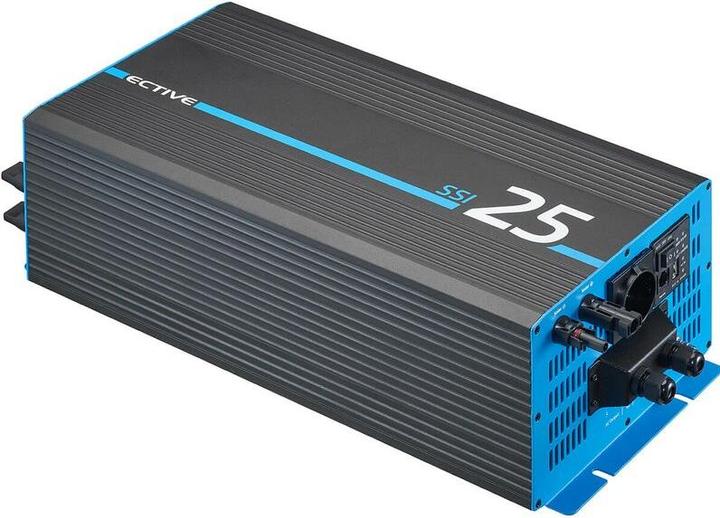 Actual product image Ective 2500W 24V to 230V Pure Sine Inverter SSI 25 with MPPT Charge Controller