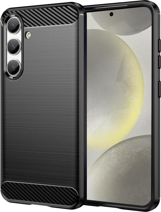 Actual product image Screenguard Carbon Brushed Soft TPU (Samsung Galaxy S24)