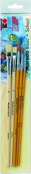Image du produit Marabu Set de pinceaux Basic + School (12 mm)