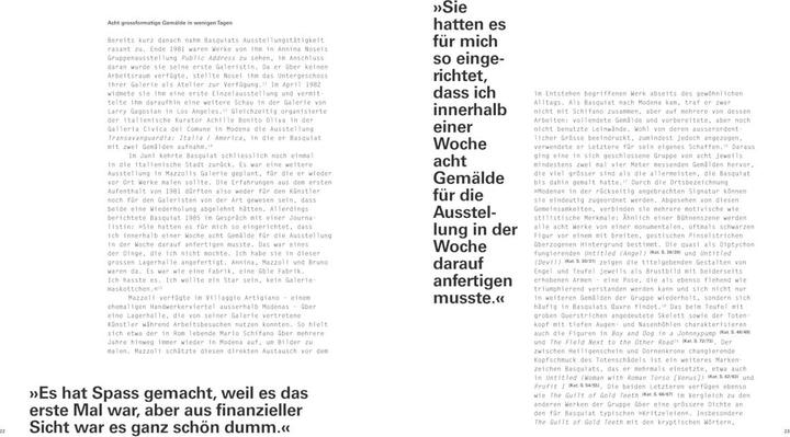 Produktbild Basquiat (Deutsch, Fiona Hesse, Iris Hasler und Sam Keller für die Fondation Beyeler, Christoph Steinegger, Iris Hasler, Dieter Buchhart, Regula Moser, Demetrio Paparoni, Jordana Moore Saggese, Jean-Michel Basquiat, Michiko Kono, 2023)