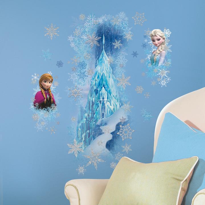Actual product image Roommates RM - DISNEY Frozen ice palace glittery